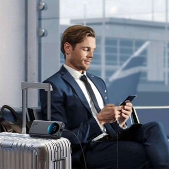 Powerbanka Joyroom JR-PBF03 30W 30000mAh + USB-A - USB-C kabel 0,25m - černý