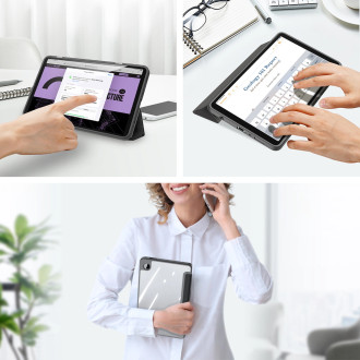 Dux Ducis Toby pouzdro s vyklápěcím stojánkem pro Samsung Galaxy Tab A9 8,7&#39;&#39; - černé