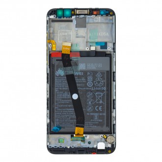 Huawei Mate 10 Lite LCD Display + Dotyková Deska + Přední Kryt Black (Service Pack)