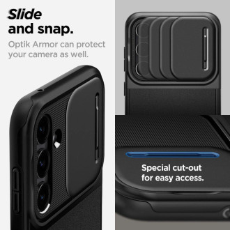 Spigen OPTIK ARMOR GALAXY S23 FE ČERNÝ