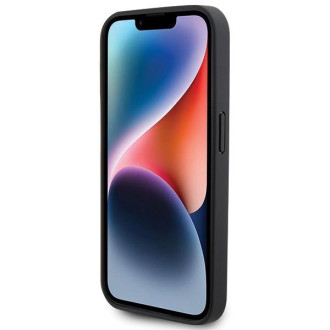 BMW BMHCP15L22PTDK iPhone 15 Pro 6,1&quot; černá/černá kožená známka Tricolor