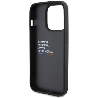 BMW BMHCP15L22PTDK iPhone 15 Pro 6,1&quot; černá/černá kožená známka Tricolor