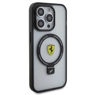 Ferrari FEHMP15LUSCAH iPhone 15 Pro 6,1&quot; průhledné pevné pouzdro Ring Stand 2023 Collection MagSafe