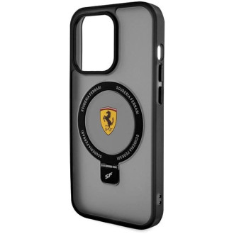 Ferrari FEHMP15XUSCAK iPhone 15 Pro Max 6,7&quot; černé/černé pevné pouzdro Ring Stand 2023 Collection MagSafe