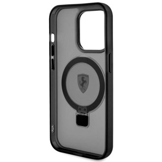 Ferrari FEHMP15XUSCAK iPhone 15 Pro Max 6,7&quot; černé/černé pevné pouzdro Ring Stand 2023 Collection MagSafe