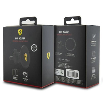 Ferrari FECHMMAK magnetický držák na mřížku černá/černá 2023 Collection MagSafe