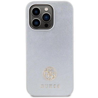 Guess GUHCP15XPS4DGPS iPhone 15 Pro Max 6,7&quot; stříbrný/stříbrný pevný obal Strass Metal Logo