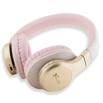 Guess Bluetooth sluchátka do uší GUBH604GEMP růžová/růžová 4G Script