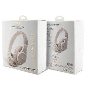 Guess Bluetooth sluchátka do uší GUBH604GEMP růžová/růžová 4G Script
