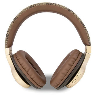 Guess Bluetooth sluchátka do uší GUBH604GEMW hnědé/hnědé 4G Script