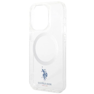 US Polo USHMP15LUCIT iPhone 15 Pro 6,1&quot; průhledná kolekce MagSafe