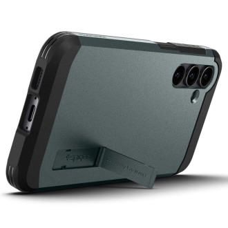 Pouzdro Spigen Tough Armor pro Samsung Galaxy S23 FE - tmavě zelené