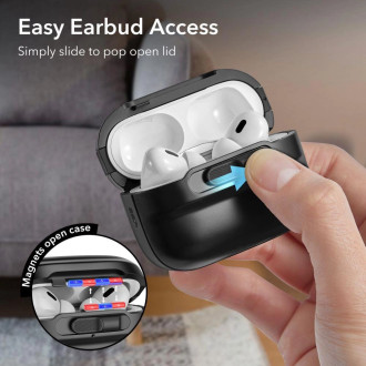 Pouzdro ESR Pulse Halolock s MagSafe pro Apple AirPods Pro 1/2 - černé
