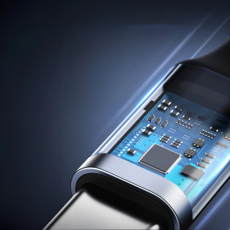 Ugreen US334 USB-C / USB-C 90º 480Mb/s 2m úhlový kabel – černý
