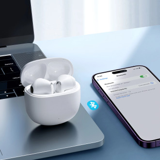 Bezdrátová sluchátka TWS Joyroom Funpods Series JR-FB1 Bluetooth 5.3 – bílá