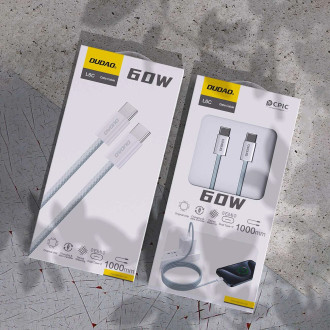 Dudao kabel 1m PD 60W opletený C To C