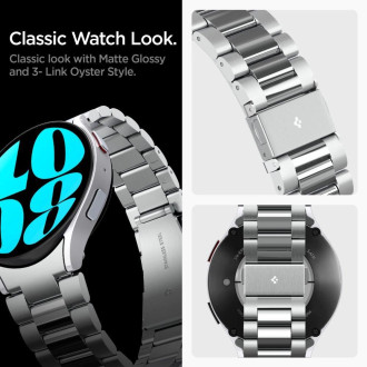 Spigen Modern Fit Band pro Samsung Galaxy Watch 6 (44 mm) - stříbrný