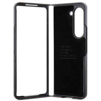 BMW Kožené karbonové pouzdro pro Samsung Galaxy Z Fold 5 - černé