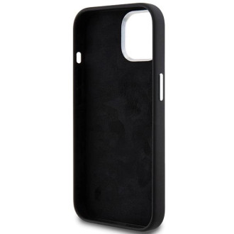 BMW Signature Liquid Silicone MagSafe pouzdro pro iPhone 15 Plus - černé