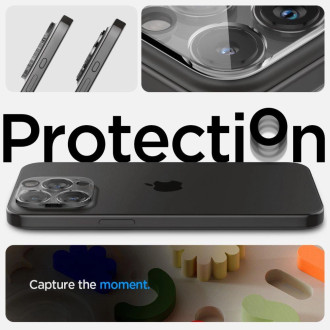 Spigen Optik.tR Camera Protector pro iPhone 14 Pro / Pro Max / 15 Pro / Pro Max - transparentní 2 ks.