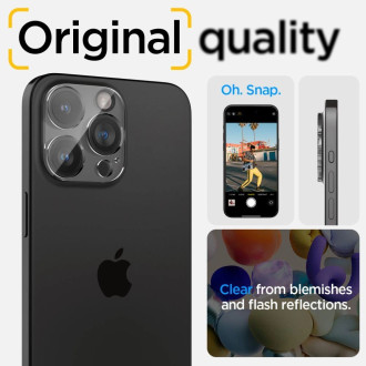 Spigen Optik.tR Camera Protector pro iPhone 14 Pro / Pro Max / 15 Pro / Pro Max - transparentní 2 ks.