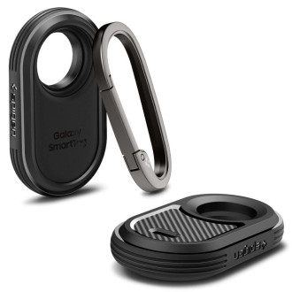 Pouzdro Spigen Rugged Armor pro Samsung Galaxy SmartTag 2 - matně černé