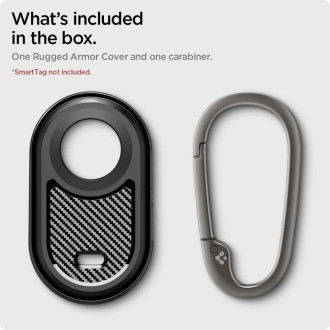 Pouzdro Spigen Rugged Armor pro Samsung Galaxy SmartTag 2 - matně černé