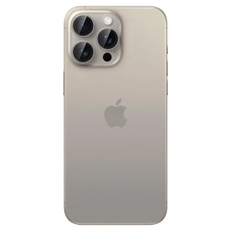 Spigen Optik.tR EZ Fit Camera Protector pro iPhone 14 Pro / Pro Max / 15 Pro / Pro Max - přírodní titan 2 ks.