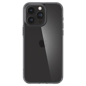 Pouzdro Spigen Ultra Hybrid pro iPhone 15 Pro - průhledné šedé