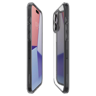 Pouzdro Spigen Ultra Hybrid pro iPhone 15 Pro - průhledné šedé