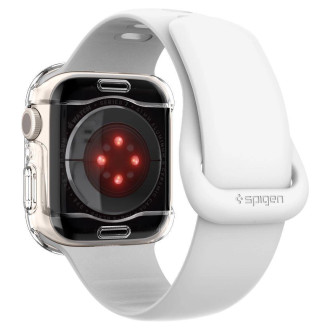 Pouzdro Spigen Ultra Hybrid pro Apple Watch 7 / 8 / 9 (41 mm) - průhledné