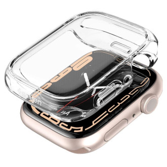 Pouzdro Spigen Ultra Hybrid pro Apple Watch 7 / 8 / 9 (41 mm) - průhledné