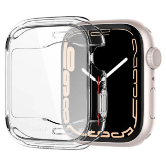 Pouzdro Spigen Ultra Hybrid pro Apple Watch 7 / 8 / 9 (41 mm) - průhledné