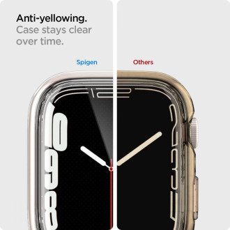 Pouzdro Spigen Ultra Hybrid pro Apple Watch 7 / 8 / 9 (41 mm) - průhledné