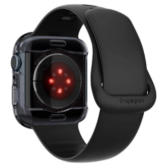 Pouzdro Spigen Ultra Hybrid pro Apple Watch 7 / 8 / 9 (41 mm) - průhledné šedé