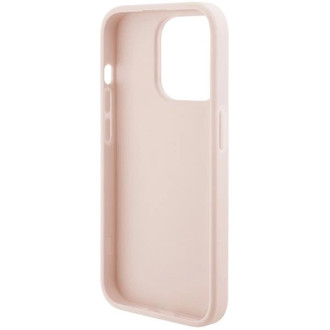 Pouzdro Karl Lagerfeld Quilted K Pattern pro iPhone 15 Pro - růžové