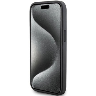 Pouzdro Karl Lagerfeld Quilted K Pattern pro iPhone 15 - černé