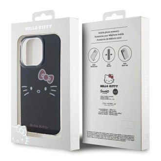 Pouzdro Hello Kitty IML Kitty Face pro iPhone 14 Pro Max - černé