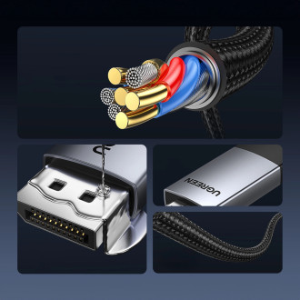 Ugreen DP119 kabel DisplayPort to HDMI 4K 60Hz 2m – šedý
