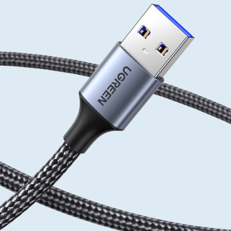 Ugreen US115 USB-A (samec) / USB-A (samice) 5Gb/s kabel 5m - černý