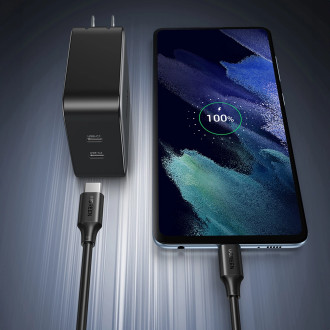 Ugreen US562 USB-C na USB-C PD rychlý nabíjecí kabel 1,5 m černý