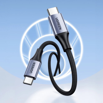 Ugreen US535 USB-C / USB-C PD kabel 240W 5A 1m - šedý