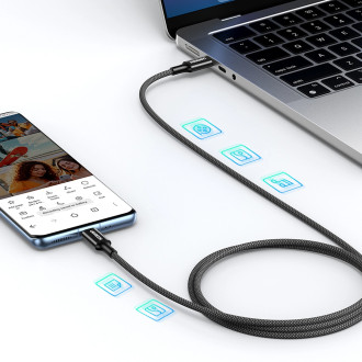 Ugreen US557 USB-C / USB-C PD kabel 100W 1m - černý