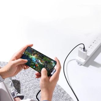 Ugreen US385 USB-A / USB-C 90º 5Gb/s 3A 1m šikmý kabel – černý