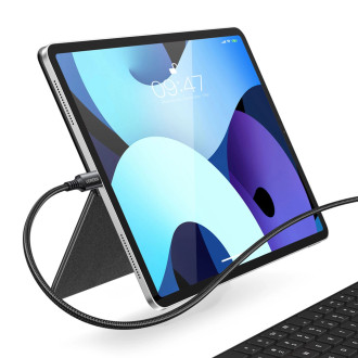 Ugreen US555 100W USB-C / USB-C PD kabel 3 m - šedý