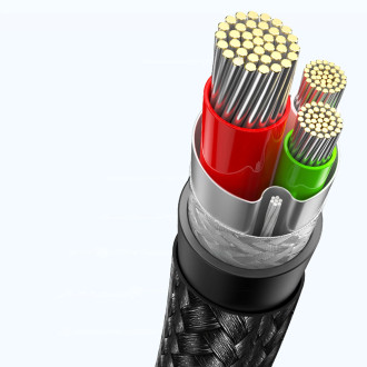 Ugreen US555 100W USB-C / USB-C PD kabel 3 m - šedý
