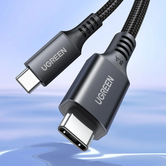 Ugreen US555 100W USB-C / USB-C PD kabel 3 m - šedý