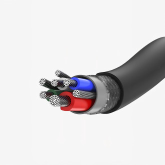 Ugreen US300 USB-C / USB-C kabel 480Mb/s 5A 1m - černý