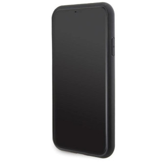 Pouzdro Karl Lagerfeld Quilted K Pattern pro iPhone 11 / Xr - černé