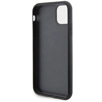 Pouzdro Karl Lagerfeld Quilted K Pattern pro iPhone 11 / Xr - černé